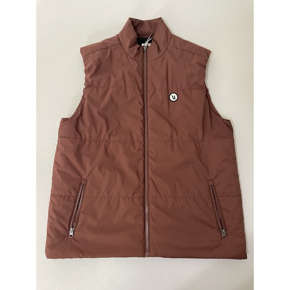 Vuori Other - Vuori Echo Insulated Puffer 2.0 Vest Mens XL Rust Orange Primaloft V538